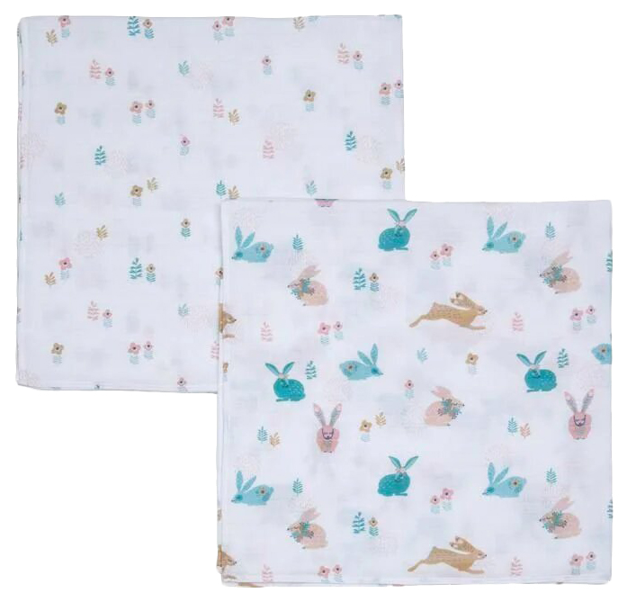

Покрывало для пеленания FUNNABABY (Фаннабэби) Bunny 90*90 см 2 шт