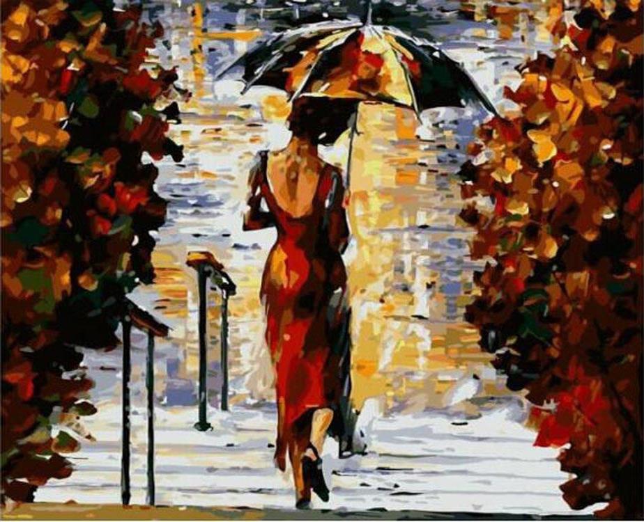 

Картина по номерам Molly На ступеньках, 40x50, На ступеньках