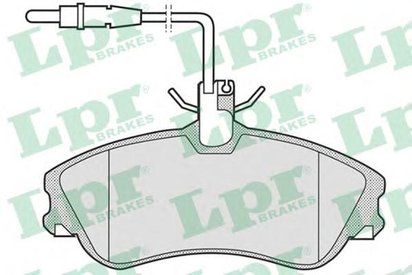 

Тормозные колодки Lpr 05P683