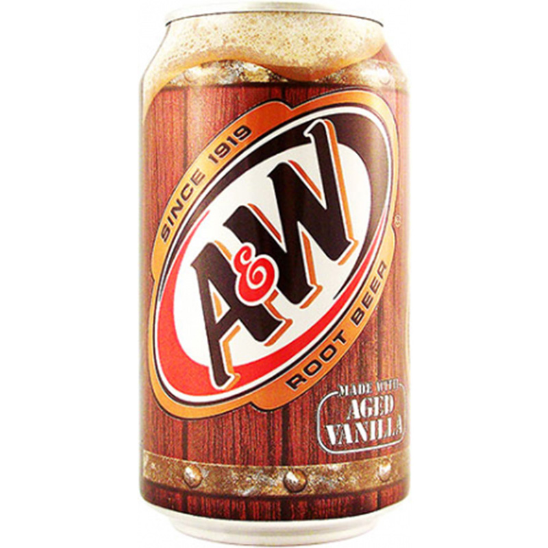 Напиток A&W root beer жестяная банка 0.36 л