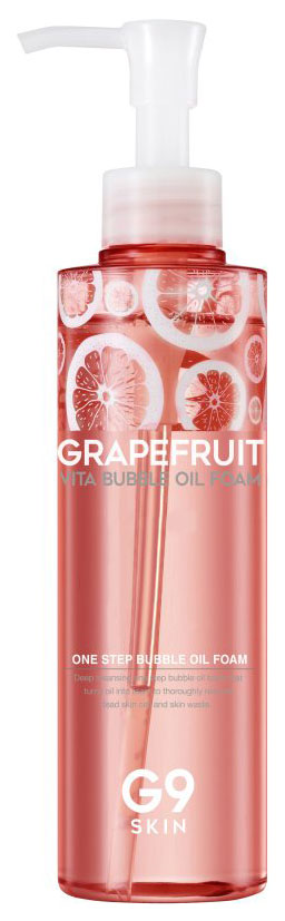 фото Пенка для умывания berrisom g9skin grapefruit vita bubble oil 210 гр