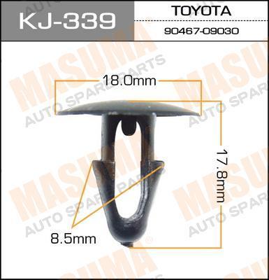 

Клипса автомобильная Masuma KJ339