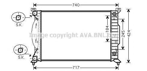 Радиатор Ava AI2241