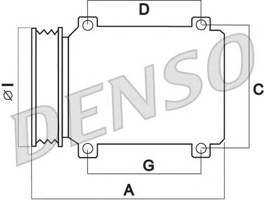 фото Компрессор кондиционера denso dcp50301