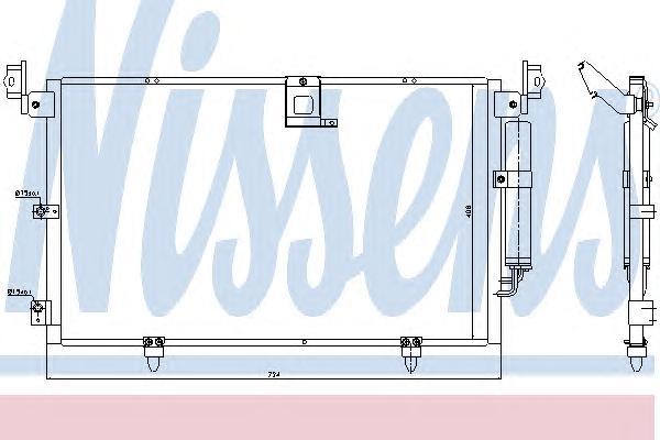 фото Радиатор кондиционера nissens 94789