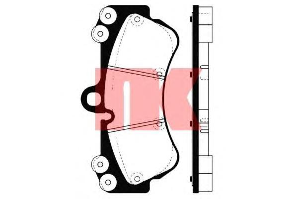 

Тормозные колодки Nk 224771