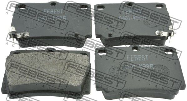 

Тормозные колодки FEBEST дисковые 0401K99R
