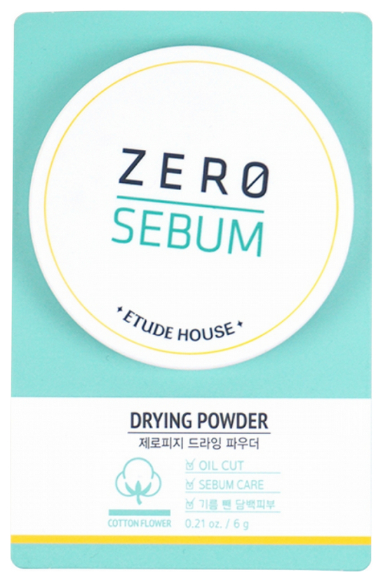 Пудра Etude House Zero Sebum Drying Powder 6 г
