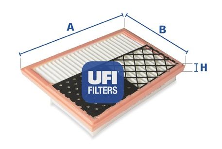 фото Фильтр воздушный двигателя ufi 30.462.00