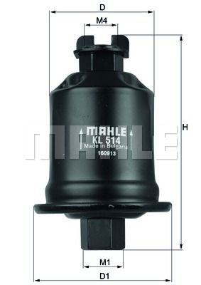 фото Фильтр топливный knecht kl 514 mahle/knecht