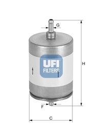 фото Фильтр топливный ufi 31.817.00