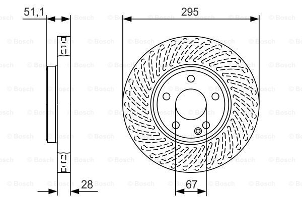 фото Тормозной диск bosch 0986479a58