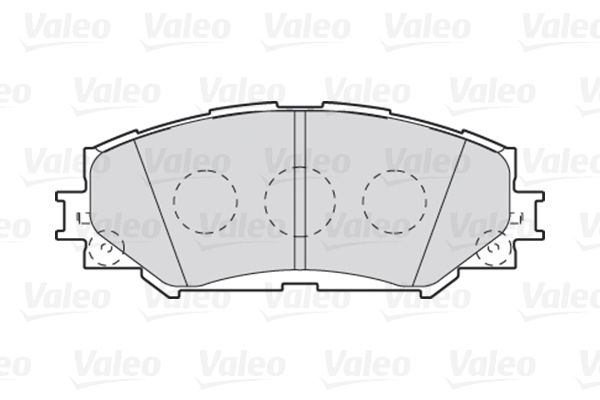 

Комплект тормозных колодок Valeo 301943