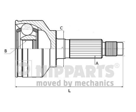 Шрус NIPPARTS J2824133