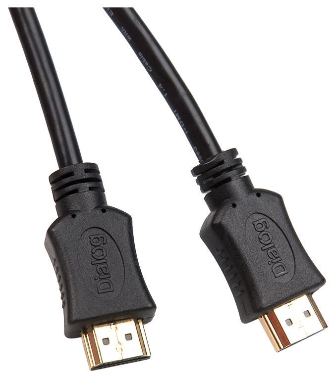 Кабель Dialog HDMI - HDMI, 2м Black (CV-0120-P)