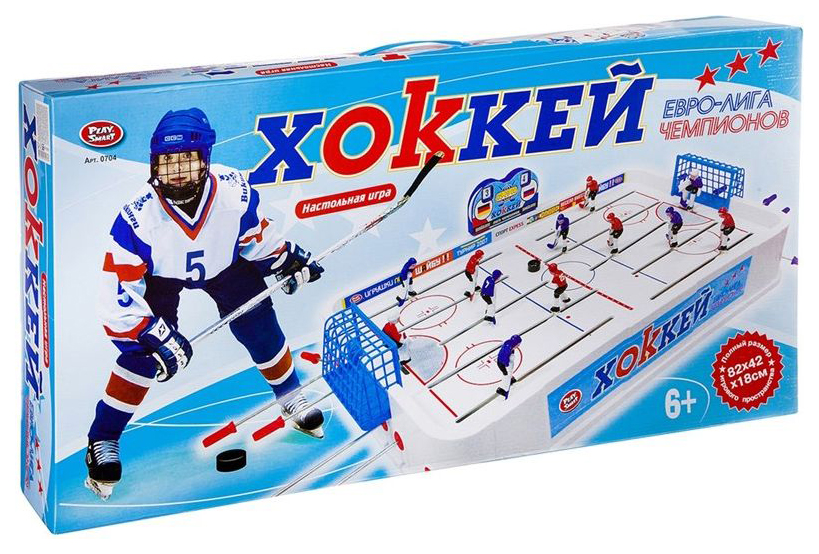 фото Хоккей настольный детский playsmart - евро-лига чемпионов