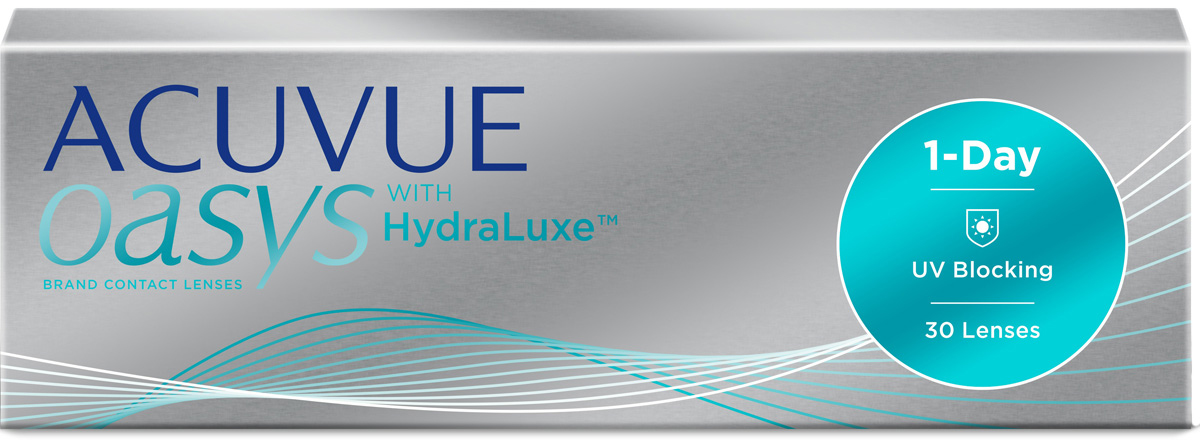 Купить Контактные линзы Acuvue Oasys 1-Day with HydraLuxe 30 линз R 8, 5 -0, 50