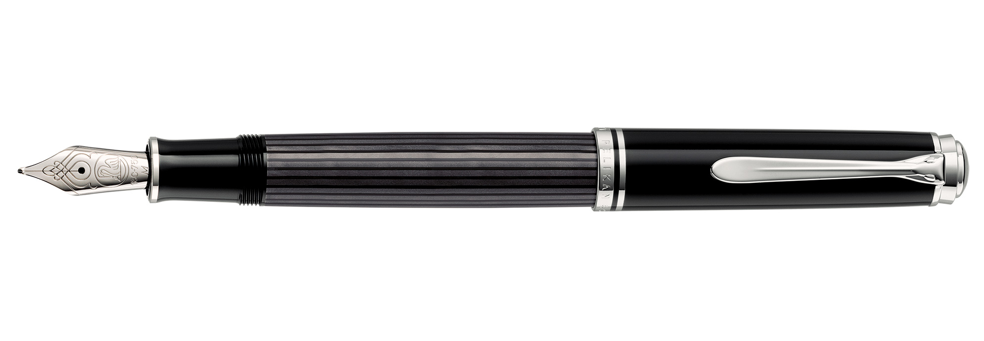 

Pelikan Souveraen - Stresemann Anthracite CT, перьевая ручка, F