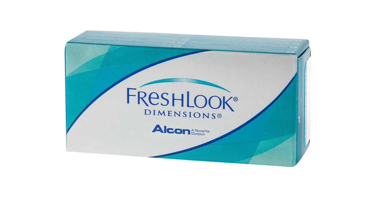 фото Контактные линзы freshlook dimensions 6 линз -4,00 pacific blue