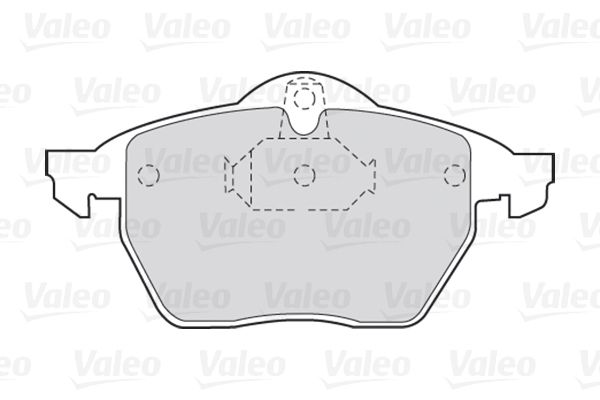 

Тормозные колодки Valeo дисковые 301454