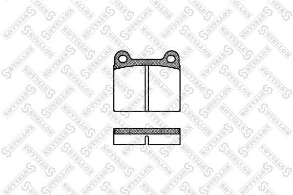 

Тормозные колодки Stellox дисковые 017060SX