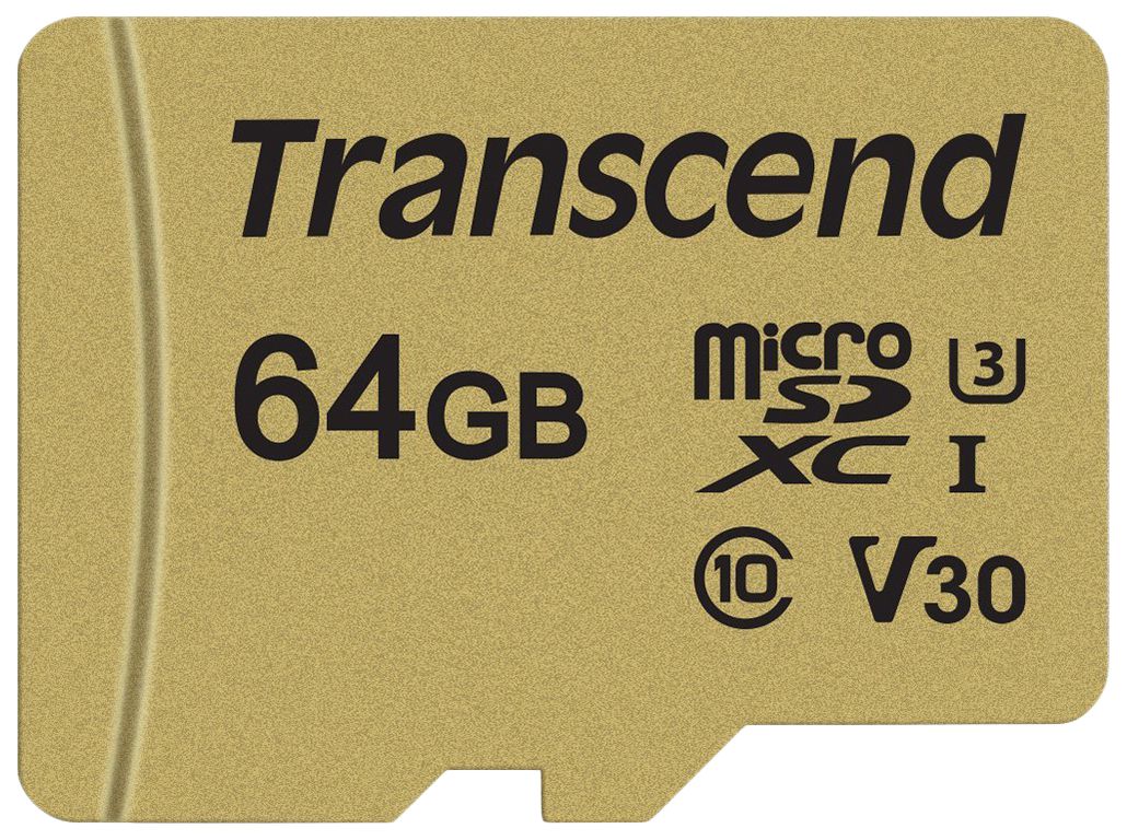 Карта памяти Transcend Micro SD TS64GUSD500S 64GB