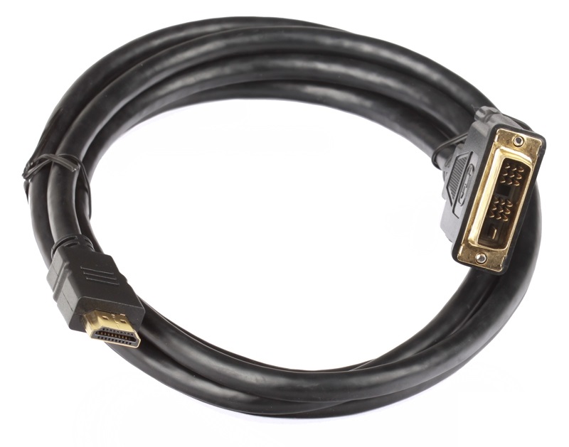 фото Кабель hdmi - dvi-d 19m/19m 2м telecom