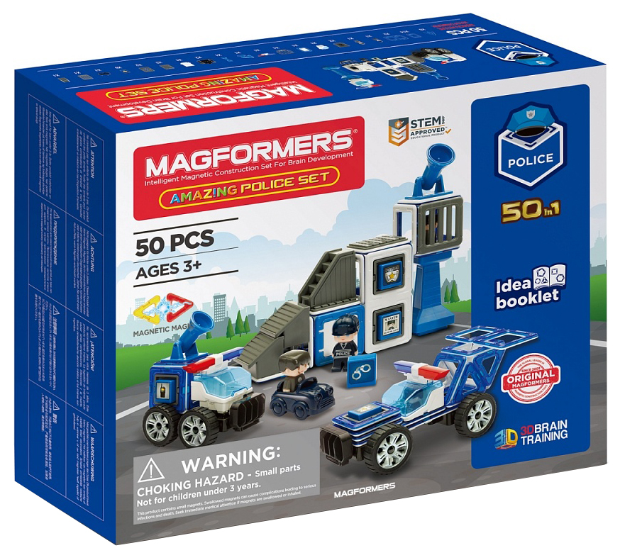 фото Конструктор магнитный magformers amazing police set