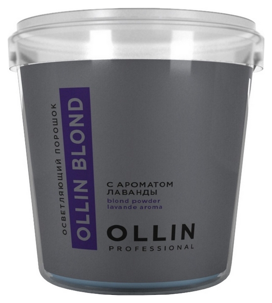 Осветлитель для волос Ollin Professional Color Blond Powder Aroma Lavande 500 г обесцвечивающий порошок iq color blond powder bleach 9 dewal cosmetics