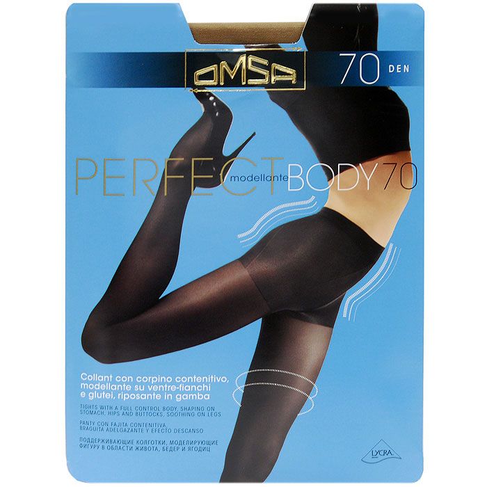 фото Колготки omsa perfect body 70 / daino (загар) / 4 (l)