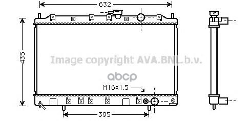 

Радиатор охлаждения AVA QUALITY COOLING MT2080