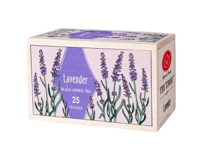 Чай черный в пакетиках для чашки Ти Тэнг Lavender в деревянном пенале 25*2 г