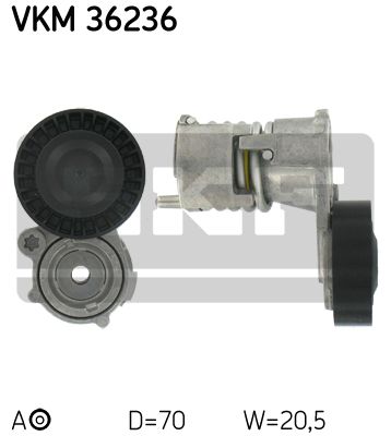 

Натяжной ролик SKF VKM 36236