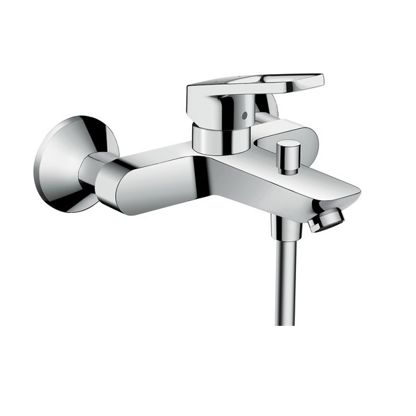 Смеситель для ванны Hansgrohe Logis Loop 71244000 хром смеситель для мойки hansgrohe logis m32 71285000