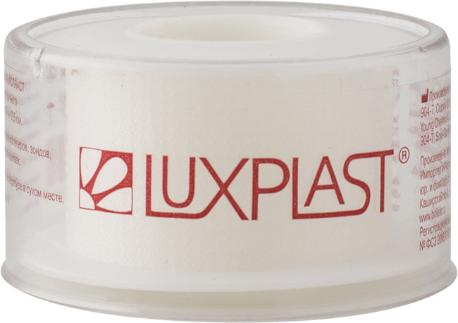 Купить Пластырь Luxplast фиксирующий на полимерной основе прозрачный 5 м х 2, 5 см