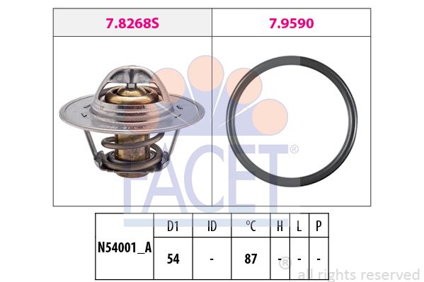 Термостат FACET 7.8268