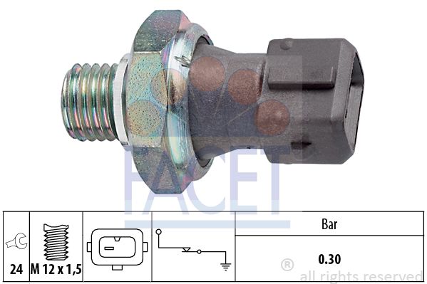 фото Датчик давления масла facet 7.0071