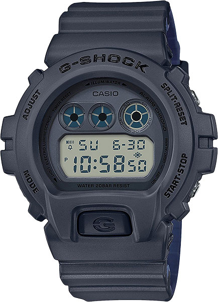 фото Японские наручные часы casio g-shock dw-6900lu-8e с хронографом