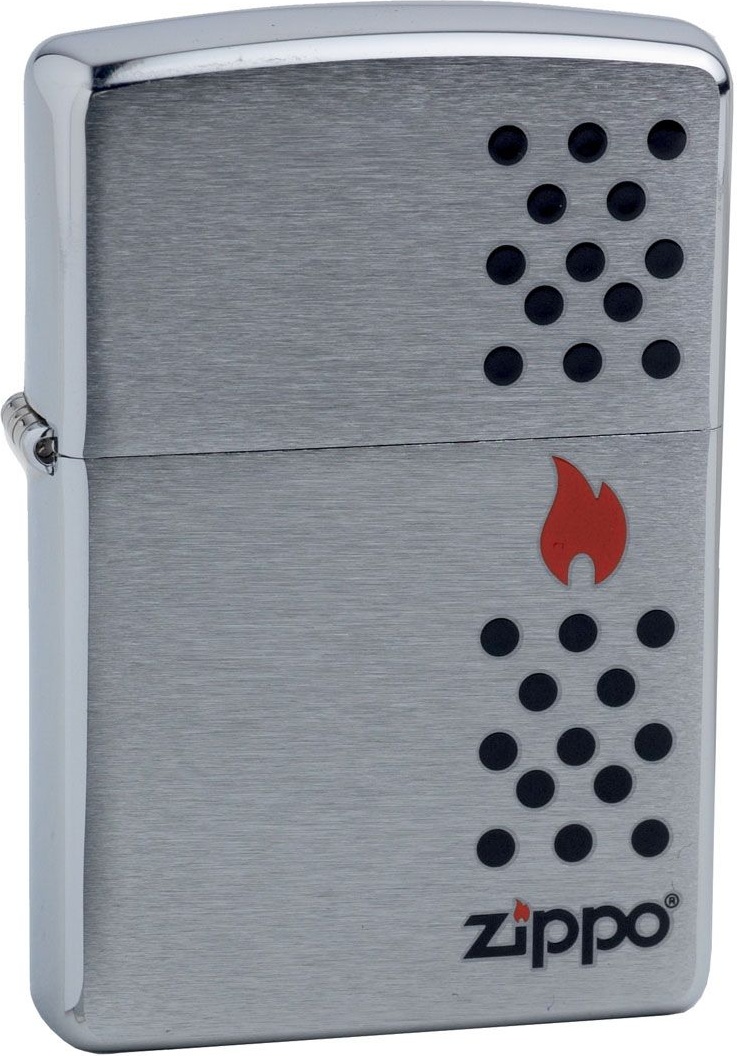 

Бензиновая зажигалка Zippo №200 Chimney Brushed Chrome, №200 Chimney