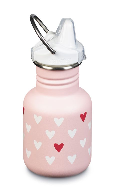 фото Детская бутылка klean kanteen kid classic sippy 12oz 355мл millennial hearts