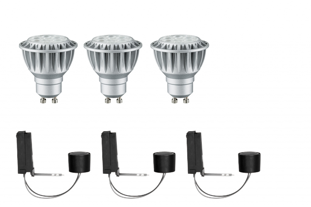 фото Комплект ламп 2easy ebl basis-set led 7w gu10 92795 paulmann