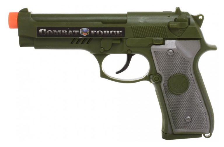 

Огнестрельный игрушечный пистолет NoBrand Combat Force 33380, Зеленый