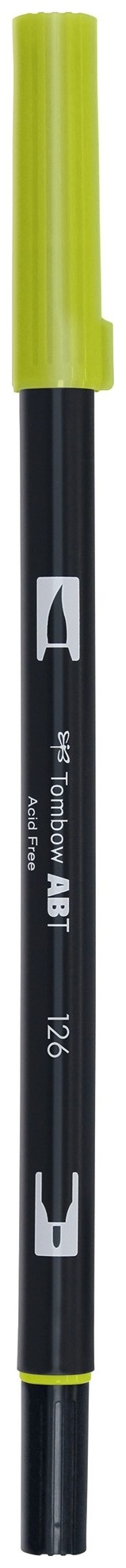 

Брашпен Tombow ABT Dual Brush Pen 126 светло-оливковый
