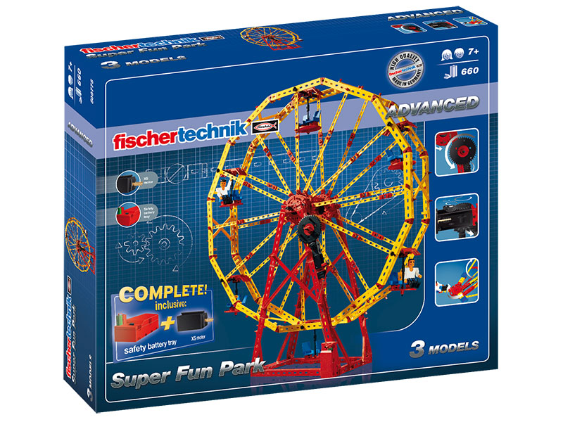 

Конструктор Fischertechnik ADVANCED Super Fun Park/Парк Развлечений