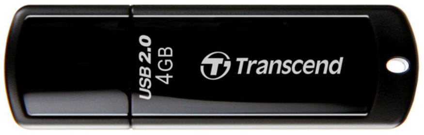 Флешка Transcend JetFlash 350 4ГБ Black (TS4GJF350)