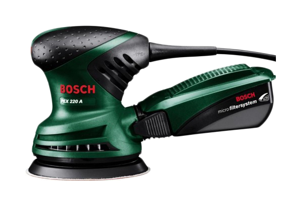 Сетевая эксцентриковая шлифовальная машина Bosch PEX 220 A 603378020 кухонная машина bosch mum4855
