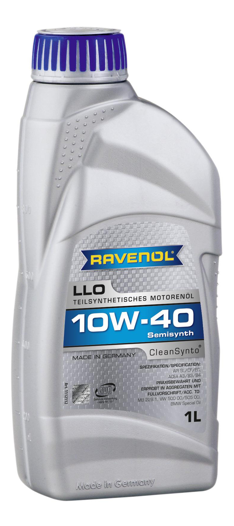 фото Моторное масло ravenol llo sae 10w-40 1л