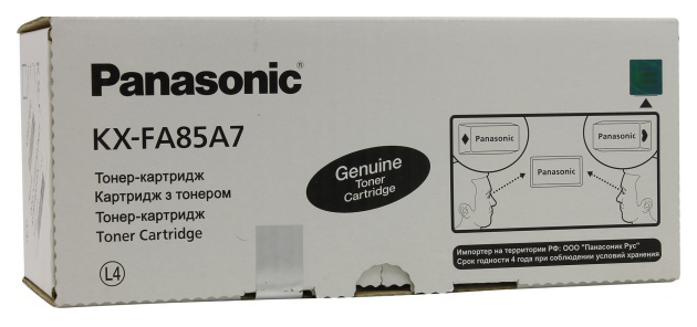 фото Картридж для лазерного принтера panasonic kx-fa85a/e7, черный, оригинал