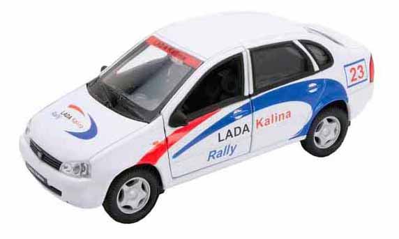 

Модель машины Welly 42383RY 1:34-39 LADA Kalina Rally, Lada Kalina Rally