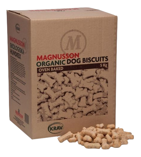 фото Лакомство для собак magnusson organic dog biscuits из сушеной говядины, 5кг